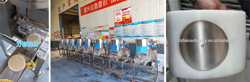 Auto Hamburger Patty Ẹlẹda Boga Ṣiṣe Machine